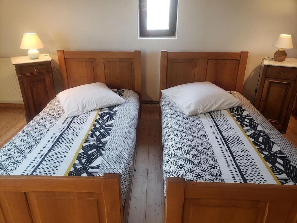 Gite Au Petit Ruisseau-Etage Et Combles-Maison Alsacienne 4 Personnes 4 Nuitees Minimum Langensoultzbach ภายนอก รูปภาพ