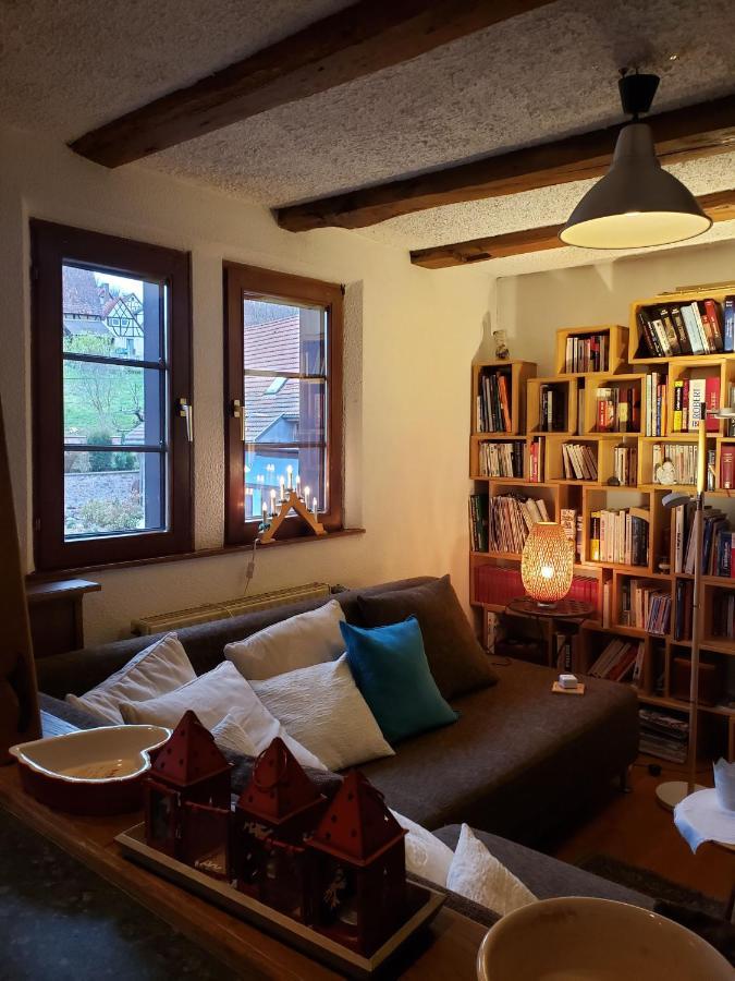 Gite Au Petit Ruisseau-Etage Et Combles-Maison Alsacienne 4 Personnes 4 Nuitees Minimum Langensoultzbach ภายนอก รูปภาพ