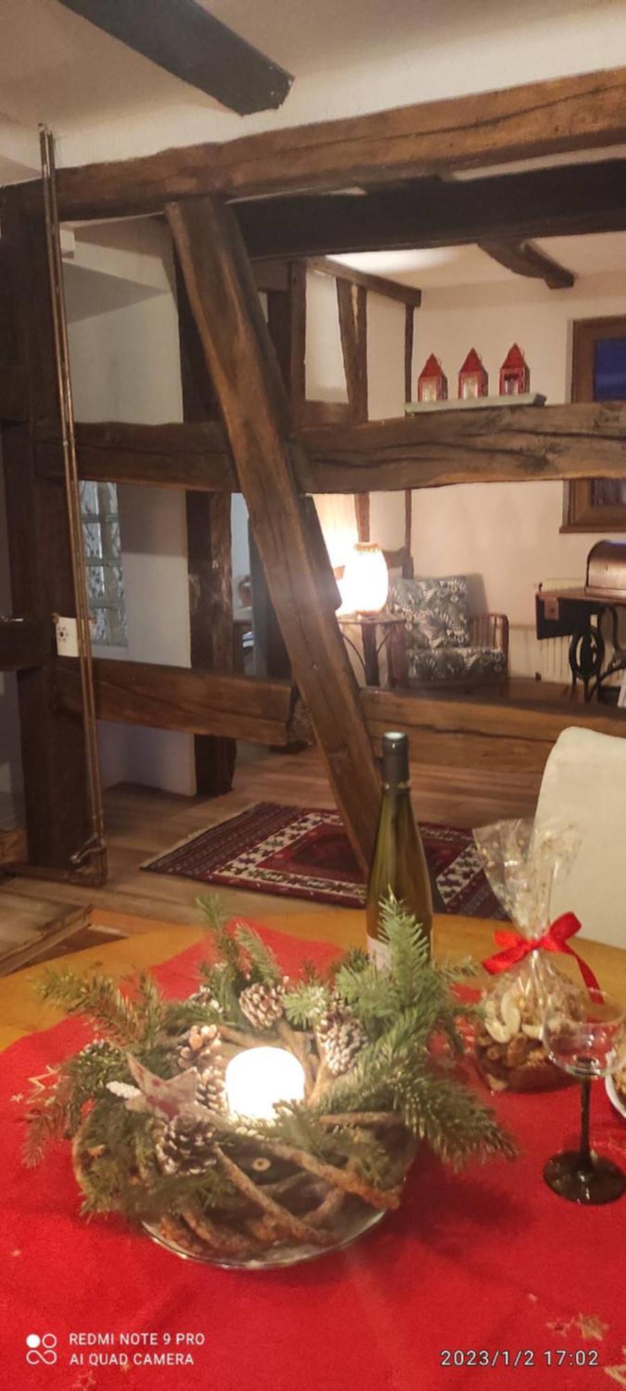 Gite Au Petit Ruisseau-Etage Et Combles-Maison Alsacienne 4 Personnes 4 Nuitees Minimum Langensoultzbach ภายนอก รูปภาพ